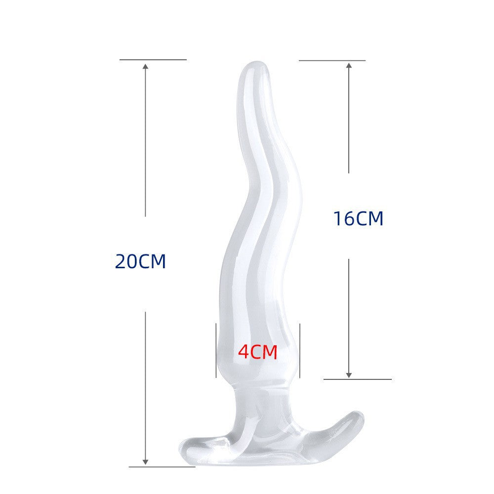 Jelly Anal Gode Butt Plug - Crystal Soft Dilatateur Anal Masseur De Prostate Vaginale