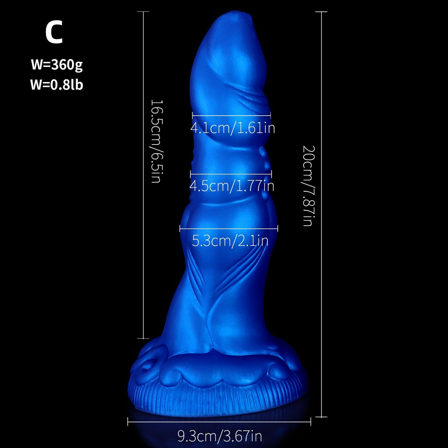 Exotischer Monsterdildo-Buttplug - Fantasy-Analdildos aus Silikon, G-Punkt, Prostata-Sexspielzeug