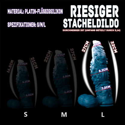 Fantasy Monster Dildo Butt Plug - Exotische Spikes Riesiger Analdildo Silikon Sexspielzeug