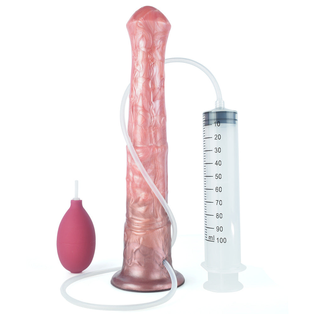 Gode ​​cheval squirting plug anal - Fantasy Monsterdildo énorme jouet sexuel en silicone pour hommes femmes