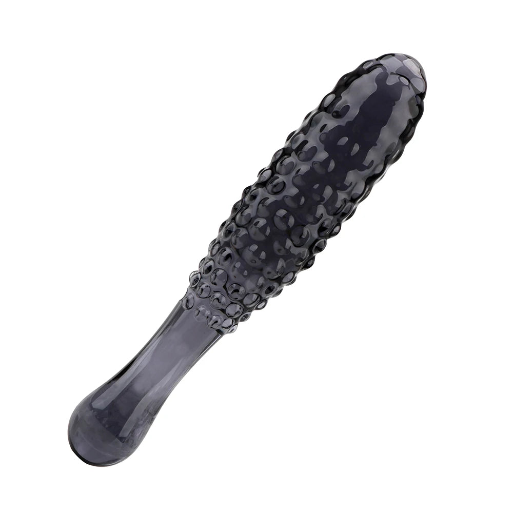 Glass Dildo Anal Plug - Knotted Anal Expander G Spot Prostate Massager