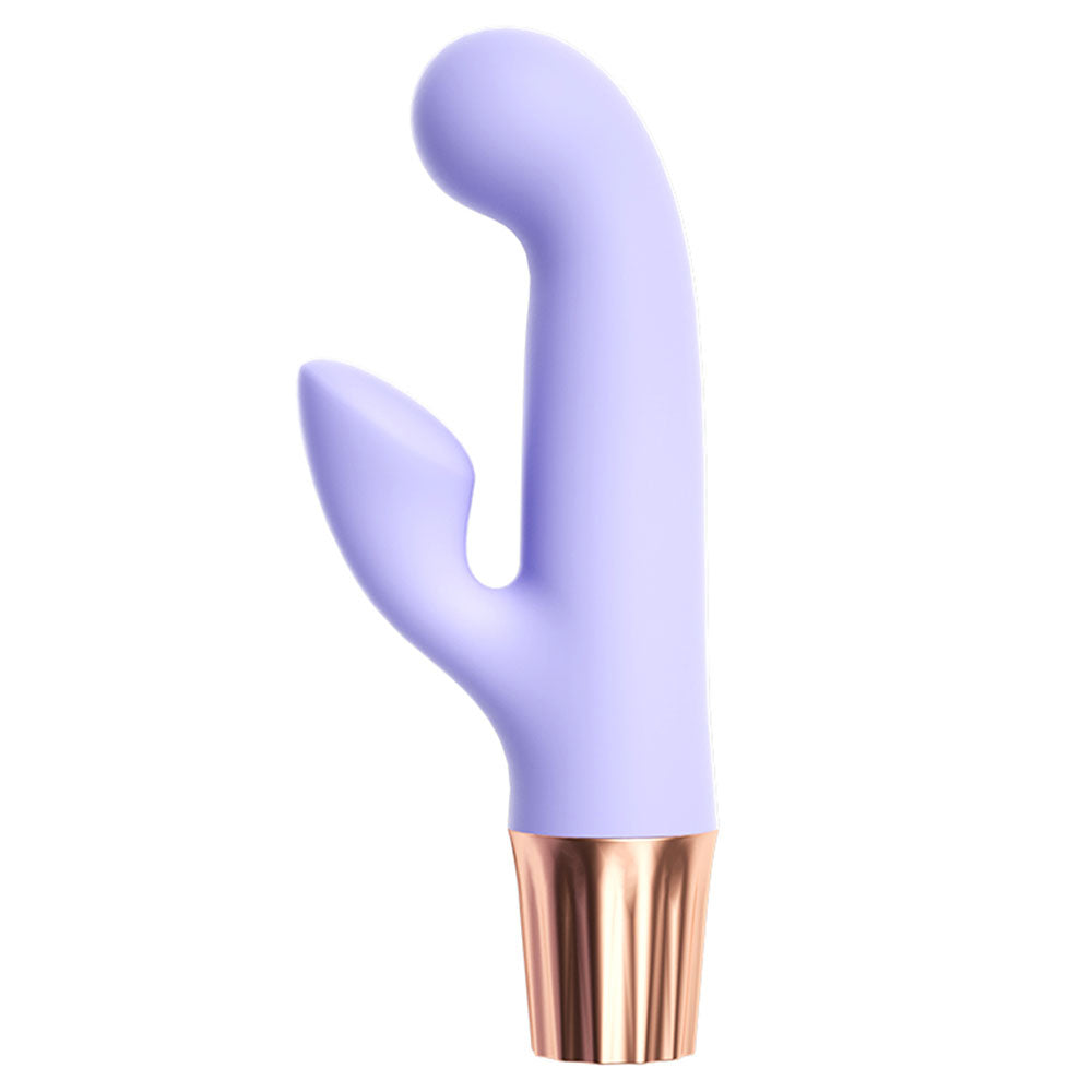 Vibrateur anal vibrant de lapin de doigt de gode de gode - jouets sexuels de stimulateur de clitoris de point G de double extrémité pour des femmes