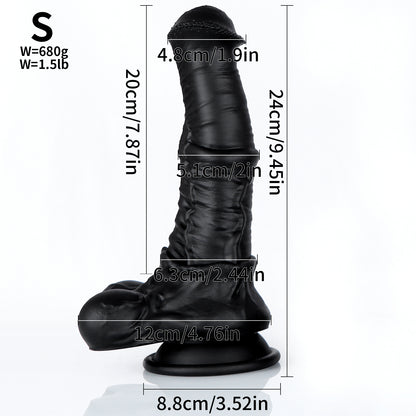 Huge Horse Dildo Anal Butt Plug Prostate Massager - Lifelike Monsterdildo Big Suction Cup Sex Toy