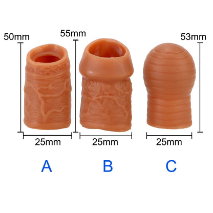 Anneau pénien en silicone - Ensemble d'anneaux de blocage et de restauration réalistes, jouets sexuels pour hommes