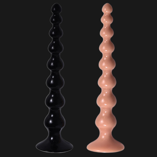 14 inch Long Anal Beads Butt Plug -Silicone Dildo Sex Toy for Men Women