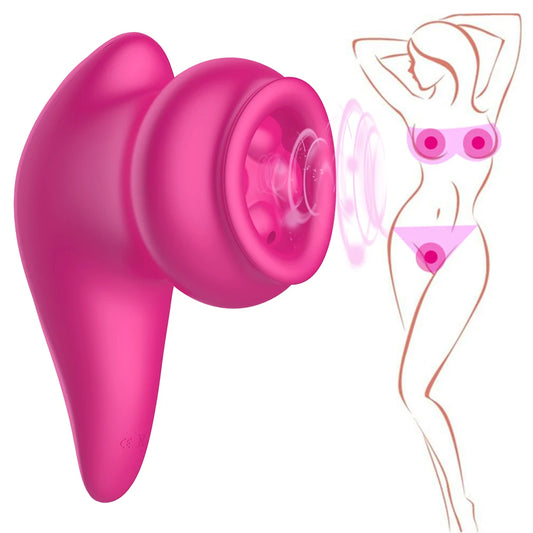 Jouets sexuels féminins à ventouse clitoridienne - Meilleure pince à mamelon vibrante pour culotte vibrante