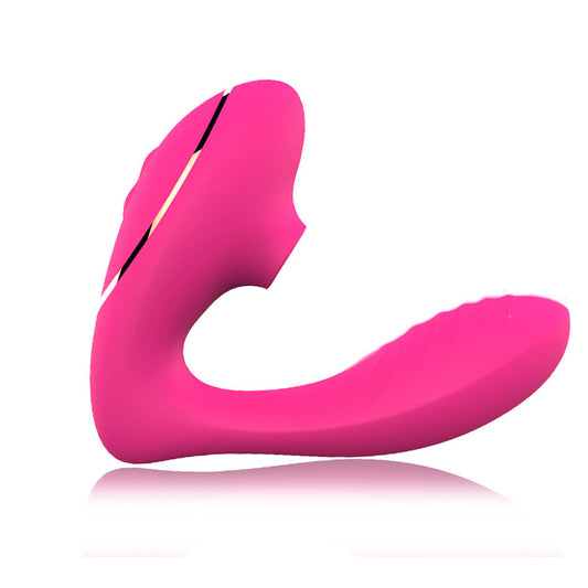Gode ​​anal vibrant à succion de clitoris - Masseur de prostate clitroral à double extrémité G Spot