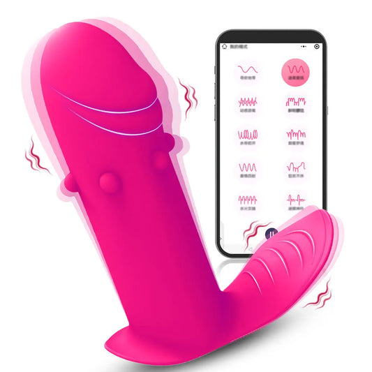 APP-Steuerung Analdildo Höschenvibrator - Vibrierender Butt Plug weibliches Sexspielzeug