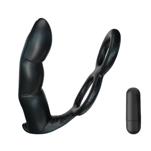 Ferngesteuertes Finger-Prostata-Massagegerät – vibrierender Penisring, männliches Sexspielzeug