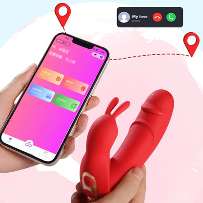 Kaninchen-Klitoris-Vibrator – APP-gesteuerter G-Punkt-Vibrator, Klitoris-Stimulator, weibliches Sexspielzeug