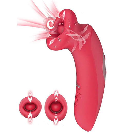 Stimulateur de clitoris oral buccal - Léchage de langue Sucer le mamelon Vibromasseur clitoridien Rose Toy