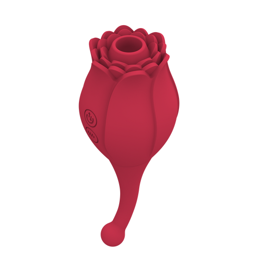 Rose Touch Klitoris saugender G-Punkt-Vibrator – Dual-End-Stimulator, weibliches Sexspielzeug