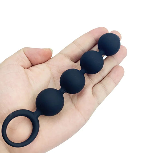 Kleine Analkugeln Butt Plug - Silikon Ball Analdildo Anfänger Sexspielzeug