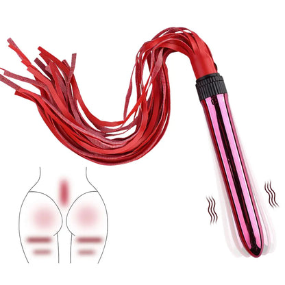 Vibromasseur SM Whip Bullet - Stimulateur de point G 2 en 1 flirtant avec des jouets sexuels pour couple