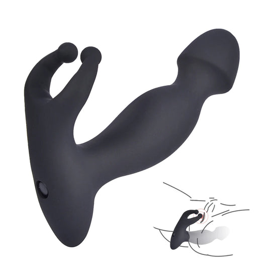 Masseur de prostate à plug anal vibrant - Pince à clitoris - Anneau pénien - Jouet sexuel pour couple