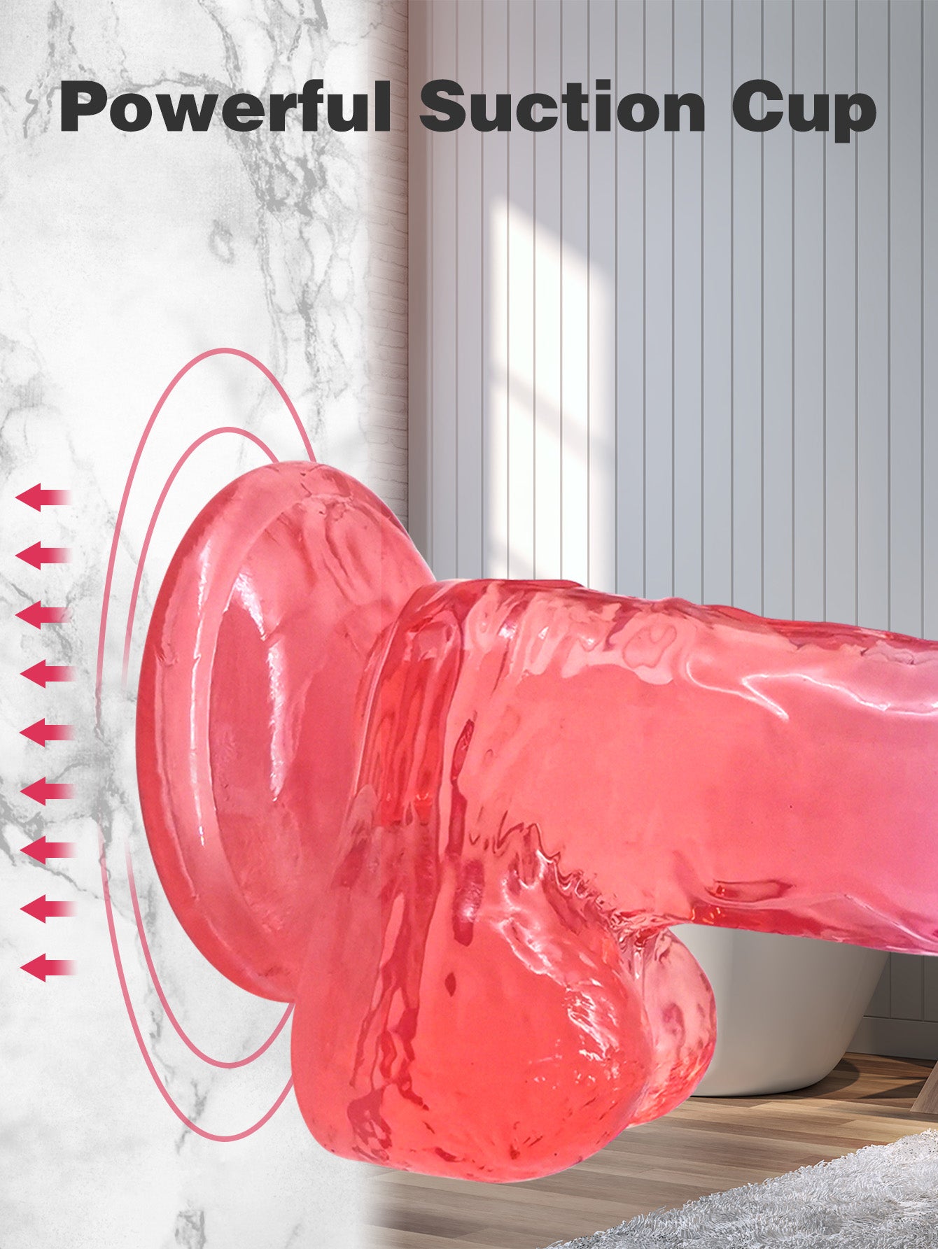 Weiche realistische Jelly-Dildos für Frauen – lebensechter Dildo in verschiedenen Farben mit großem Saugnapf