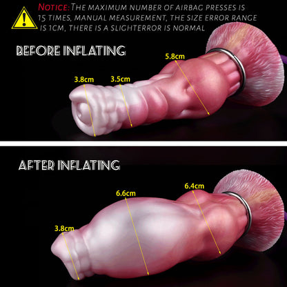 Aufblasbarer Analdildo, Prostatamassage, Sexspielzeug für Frauen – individuell anpassbarer Monsterdildo, Butt Plug, Orgasmus