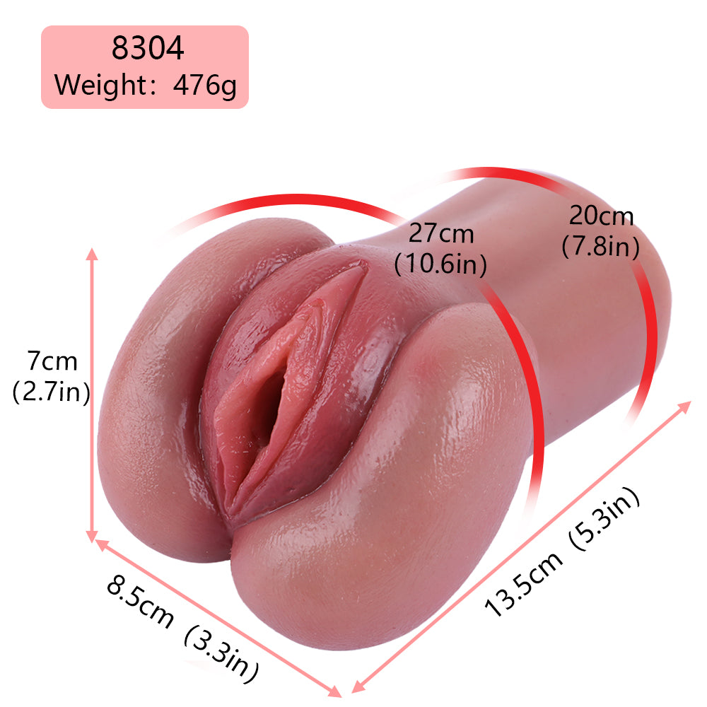 Pocket Pussy Life Size Male Masturbator Doll - Premium Silicone Penis Blowjob Sex Toy for Men