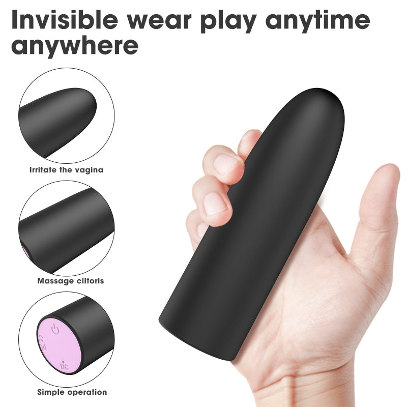 Remote Control Bullet Vibrator - Pocket Vibrating Anal Sex Toys for Men Women - Domlust