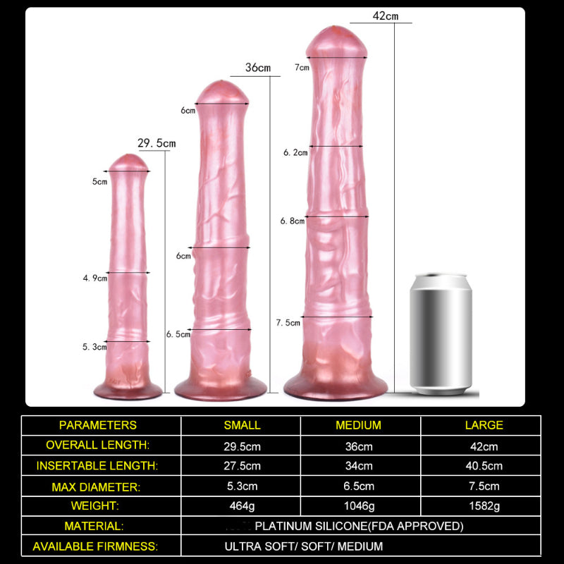 Énorme cheval Anal gode Buttplug-réaliste Silicone animaux godes ventouse Sex Toys