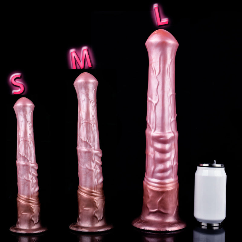 Riesiger Analdildo in Pferdeform, Buttplug – Realistischer Tierdildo aus Silikon mit Saugnapf, Sexspielzeug