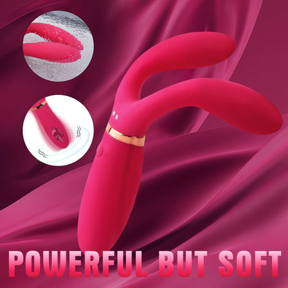 Wishbone Rabbit G Spot Vibrator- Clitoral Clamping Sex Toys for Women - Domlust